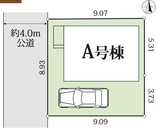 【仲介手数料無料】所沢市上安松全１棟　所沢市の不動産なら西武ハウジングの区画図