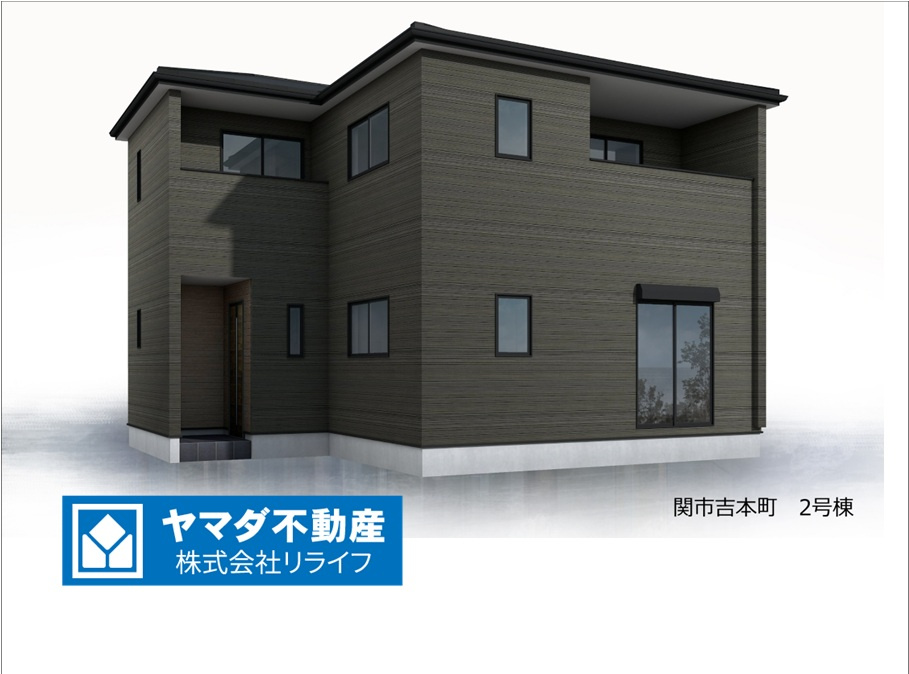 リーブルガーデン　関市吉本町　全3区画分譲の外観|■2号棟
■YAMADA電機の　ヤマダ不動産　株式会社リライフ　岐阜店■
省エネ・耐震性◎の一建設の家。　
日本の風土に調和する木造軸組工法。フラット３５はＳＡを取得！１０年間の金利優遇あり！　