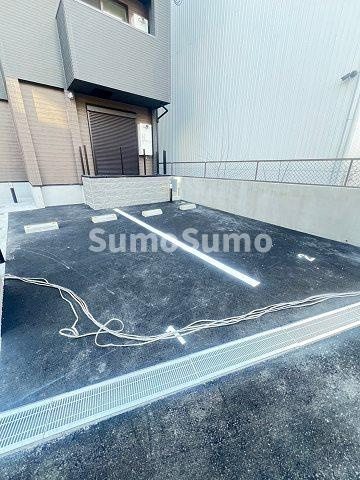 尼崎市大庄西町２丁目のアパートの駐車場|駐車場です