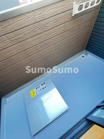 尼崎市大庄西町２丁目のアパートのバルコニー|広々としたバルコニーです