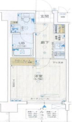 【間取り】 | レオンコンフォート新梅田Ⅱ
