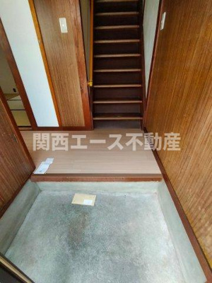 【玄関】 | 花園東町１丁目貸家