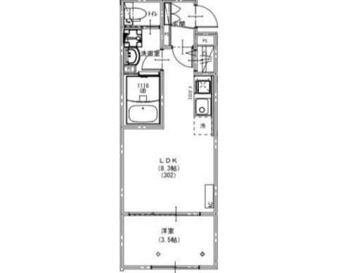 KEIAI RESIDENCE 北小金IVの間取り