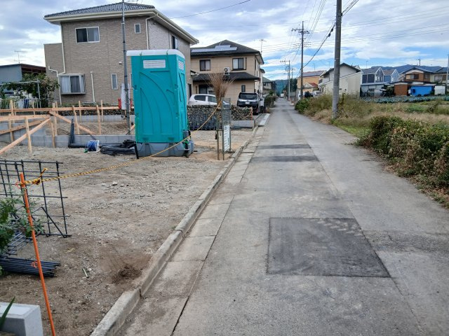 深谷市武蔵野第３　の前面道路含む現地写真|現地前面道路（2026年10月20日）撮影