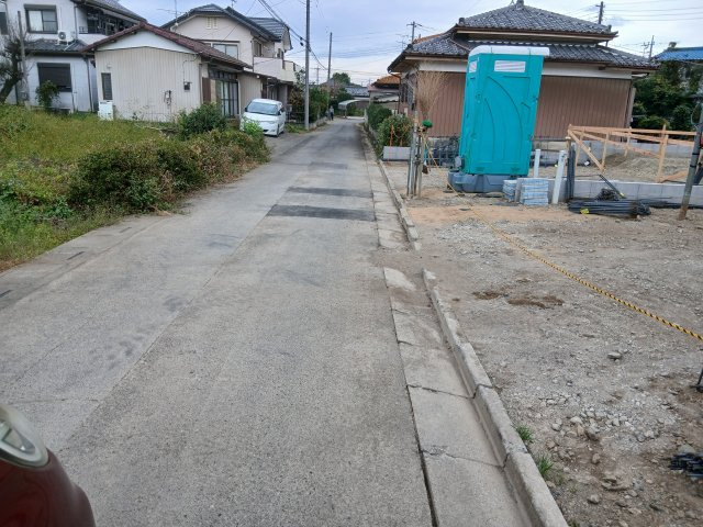 深谷市武蔵野第３　の前面道路含む現地写真|現地前面道路（2026年10月20日）撮影