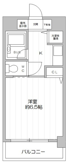 フレイランス六甲の間取り