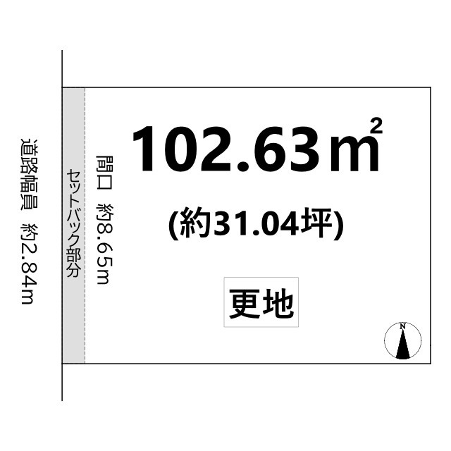 上京区上生洲町 土地の土地図