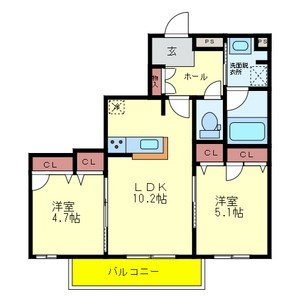 パークサイドフォルテの間取り