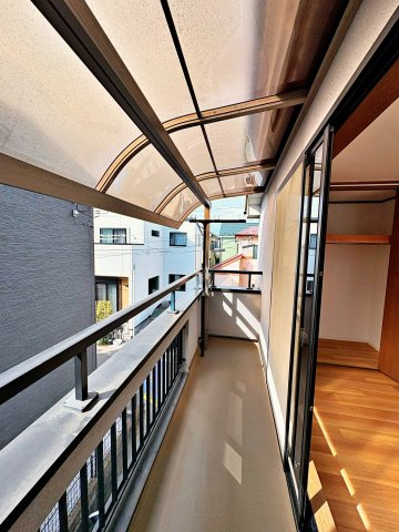 《仲介手数料半額》富士見市渡戸3丁目　中古一戸建住宅のバルコニー