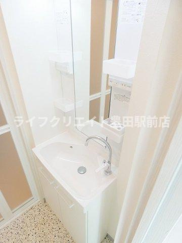 レネットメルル百草園の独立洗面台