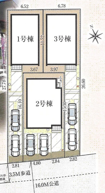 千葉市若葉区みつわ台1丁目　新築分譲住宅　2号棟