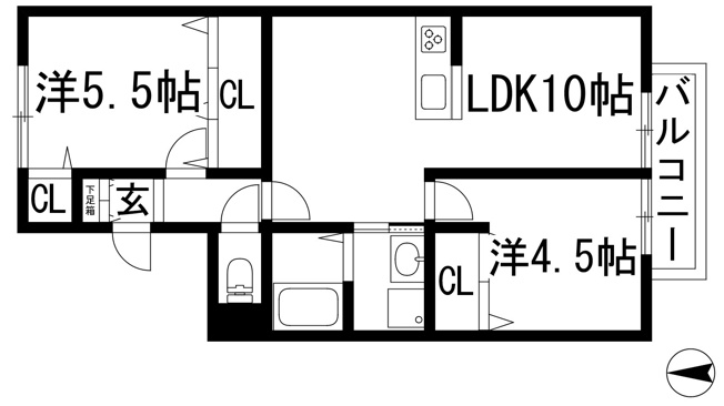 【間取り】 | メゾンドゥパサージュ