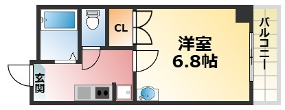 リッチライフ甲子園Ⅷの間取り