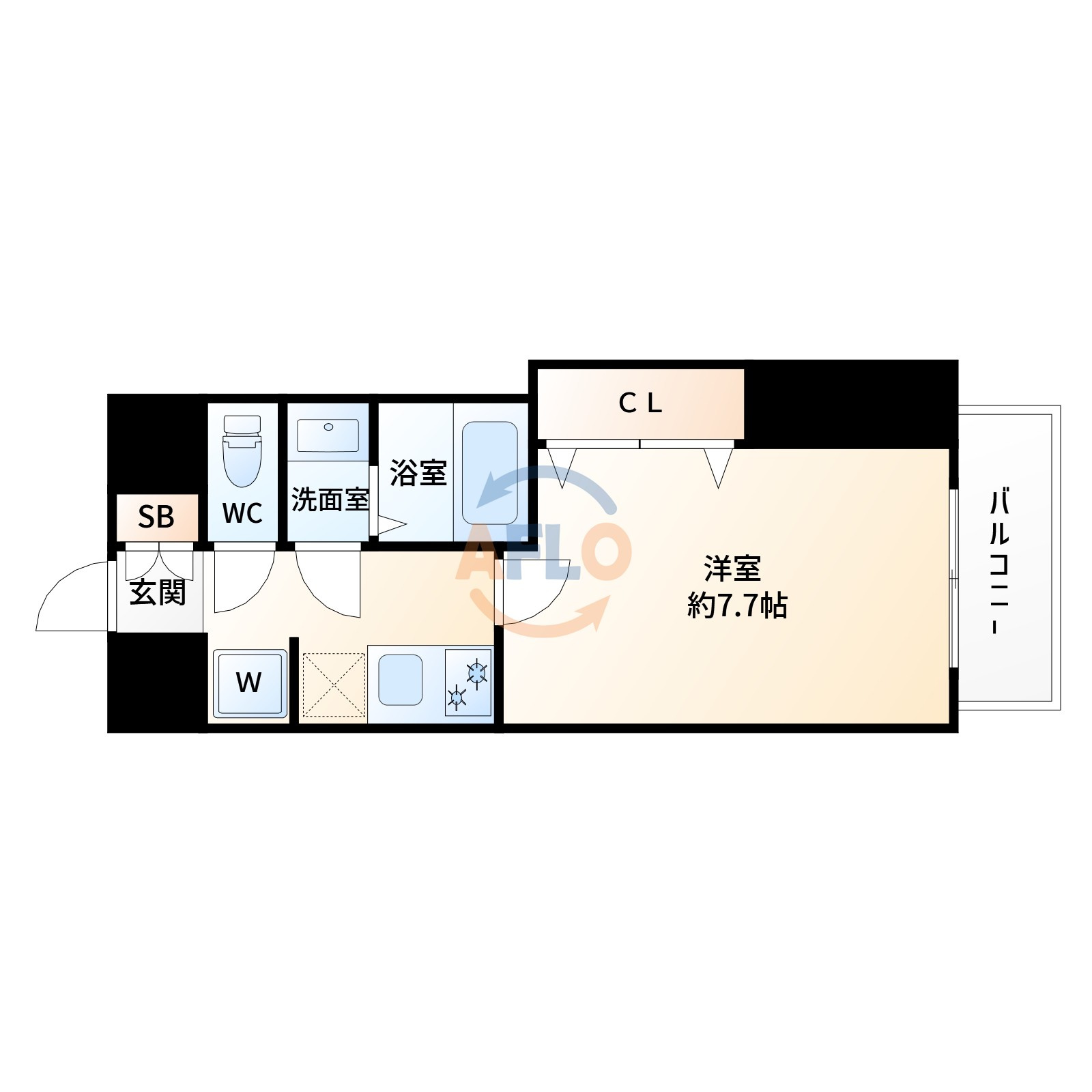Luxe新大阪EAST Iの間取り|Luxe新大阪EAST I　間取り