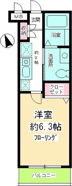 アルジオーネ池尻の間取り