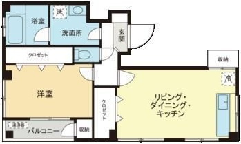 キングビルディングの間取り|間取りです。
