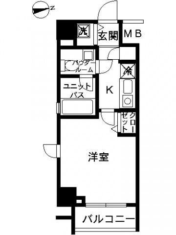 スカイコート押上の間取り