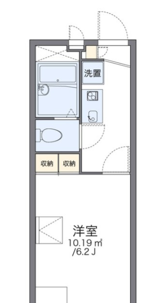 レオパレスドリーム和光の間取り