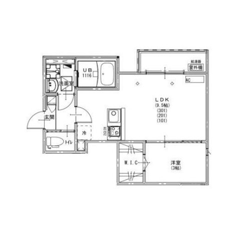 KEIAI  RESIDENCE　松戸IIの間取り