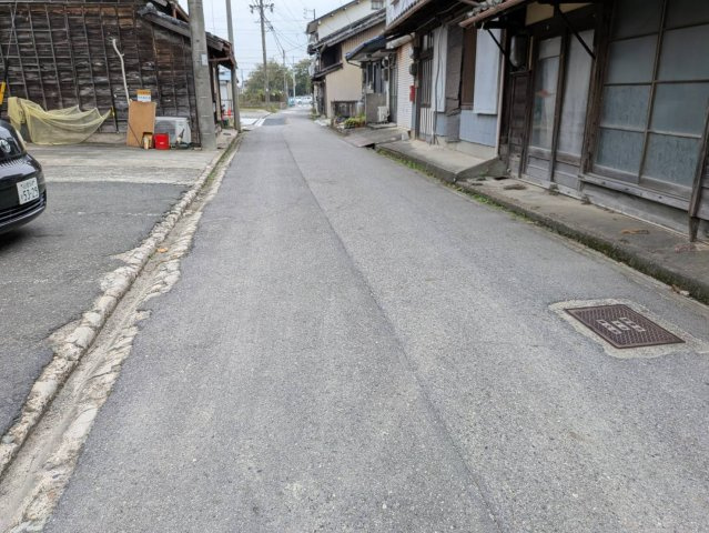 クレイドルガーデン常滑市大野町第2　1号棟の前面道路含む現地写真|●○前面道路○●