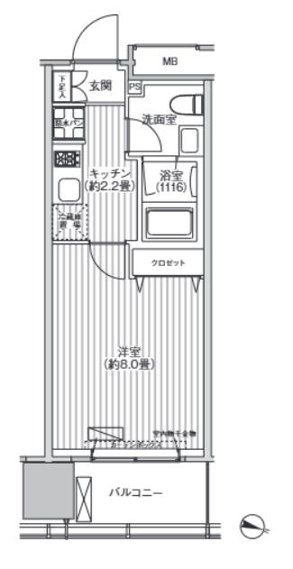 桜ヒルズ九段北の間取り
