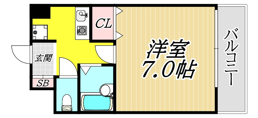サウザンド塚口の間取り