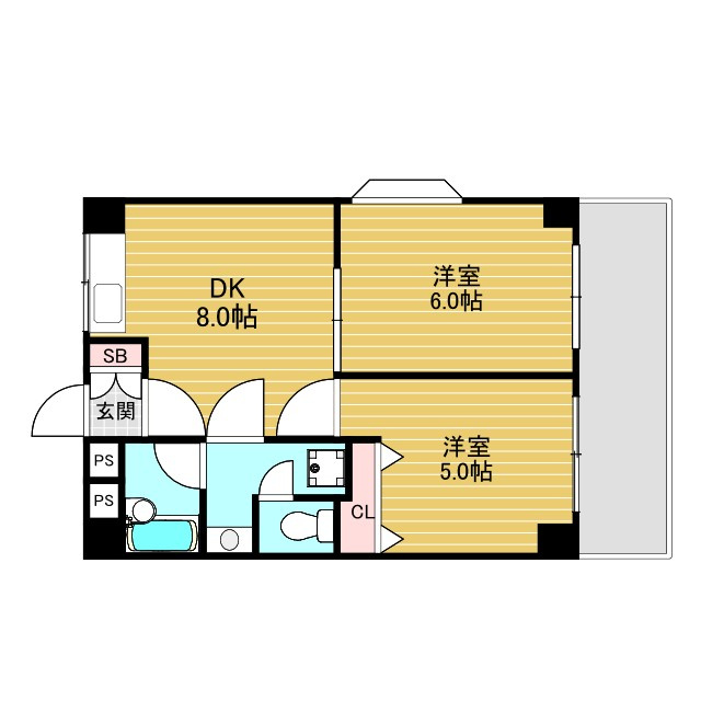 第10高光マンションの間取り