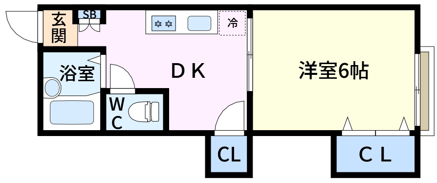 コーポシラキの間取り