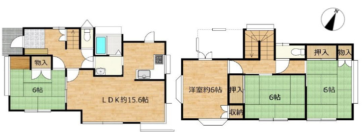 《仲介手数料半額》富士見市渡戸2丁目の間取り