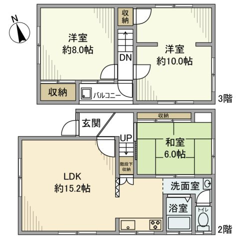 【間取り】 | 永和３丁目戸建