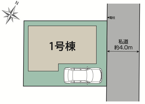【仲介手数料無料】所沢市青葉台全１棟　所沢市の不動産なら西武ハウジングの区画図
