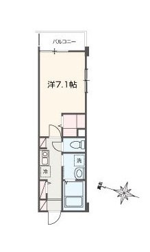 ＭＥＬＬＡＳ新秋津Ⅱの間取り