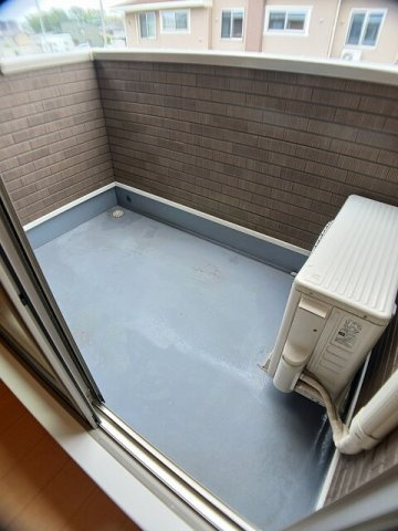 ルーベル　塩屋　Ａのバルコニー|落ち着いた時間を過ごせるバルコニーです
