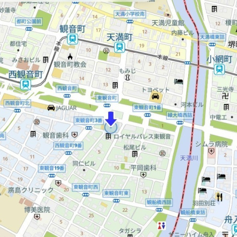 S-RESIDENCE東観音町achieveの地図