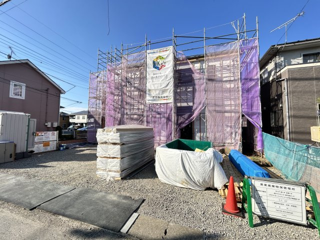 新築　伊勢崎市上泉町第２　Livele Garden.S　2号棟の駐車場|現地写真　駐車スペースは2台分可能です！


