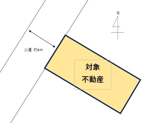 西区三篠北町の土地図
