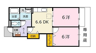 フレグランスＦの間取り