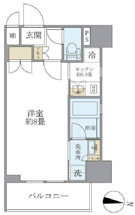 レクシード両国駅前の間取り