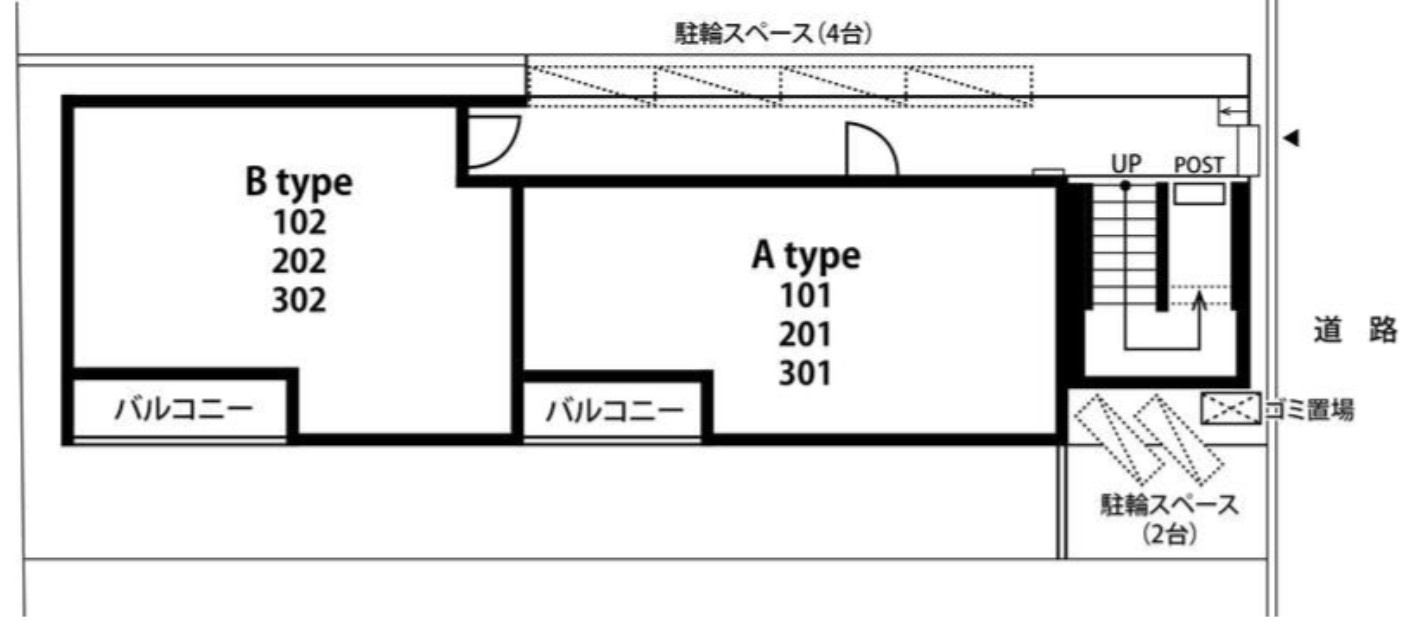 リブリ・スカイパルの区画図