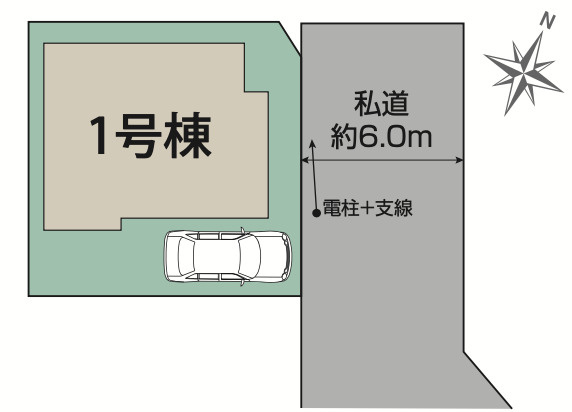 【仲介手数料無料】所沢市上安松全１棟　所沢市の不動産なら西武ハウジングの区画図
