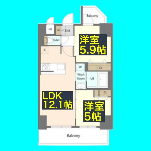 S-RESIDENCE高岳ardent(アーデント)の間取り