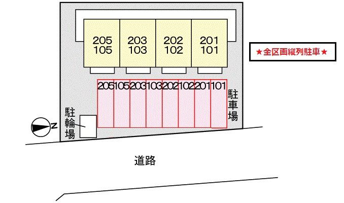 メゾン山池　　刈谷市の賃貸ならクラスホーム刈谷店の区画図