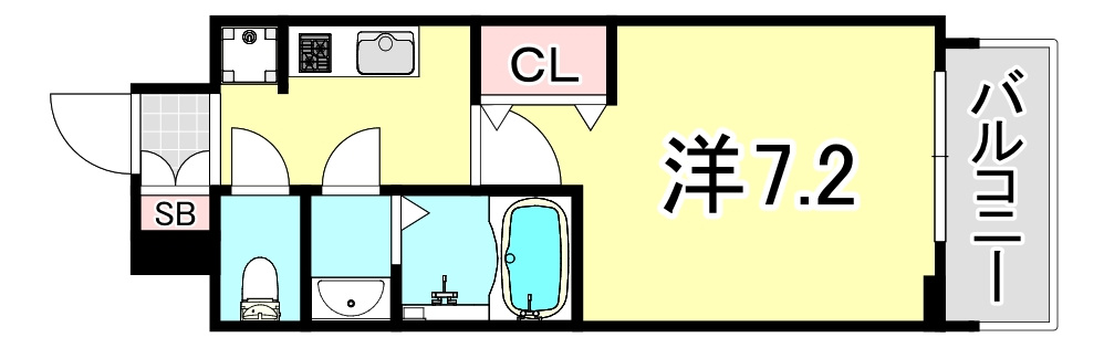 フレシール昭和通の間取り