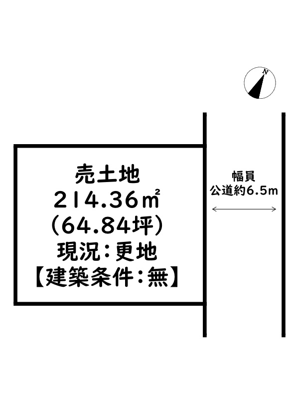 姫路市書写台3丁目/売土地の土地図
