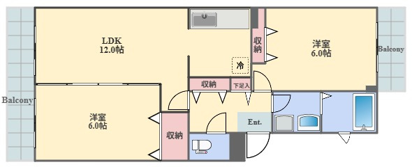 【間取り】 | カサベルデ桜街道