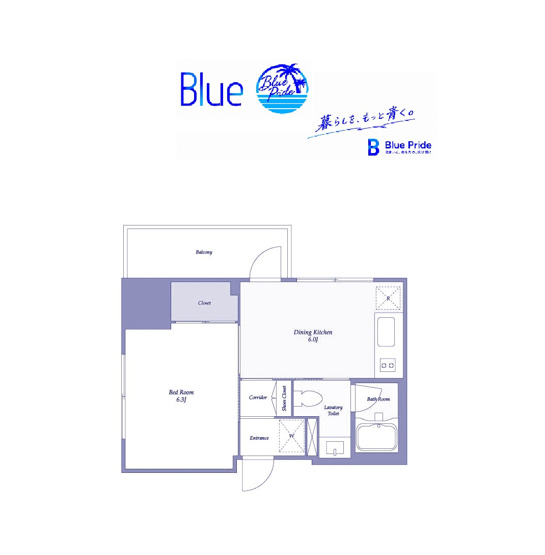 【間取り】 | ラ・メゾン川崎参番館