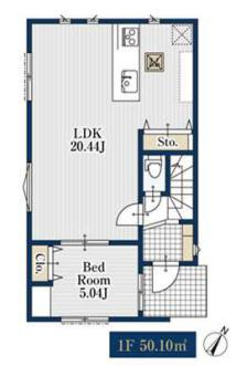 さいたま市見沼区東大宮128②の間取り