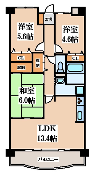 【間取り】 | コンフォール東花園
