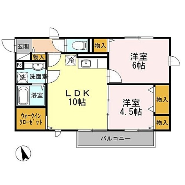 コンフォルト カーサの間取り