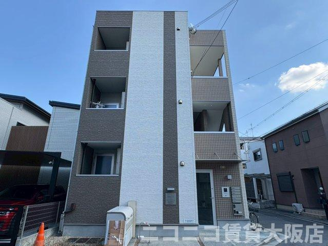 東大阪市瓜生堂２丁目のアパートの外観